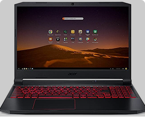 Imagem de um notebook